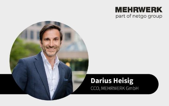 Darius Heisig wird neuer Geschäftsführer für Vertrieb und Marketing bei der MEHRWERK GmbH