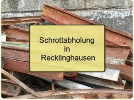 Kostenlose und schnelle Schrottabholung in Recklinghausen und Nordrhein-Westfalen – Eisen und Altmetall