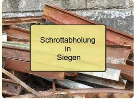 Die Kostenlose Schrottabholung Siegen und Nordrhein-Westfalen