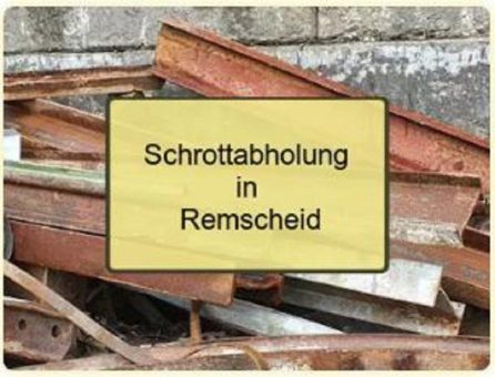 Kostenlose und schnelle Schrottabholung in  Remscheid und Nordrhein-Westfalen