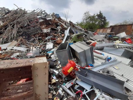 Die Schrottabholung ist mobil und in ganz Wesel