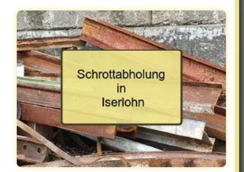 kostenlosen Schrottabholung bieten wir Ihnen diesen Service in ganz Iserlohn und Umgebung an