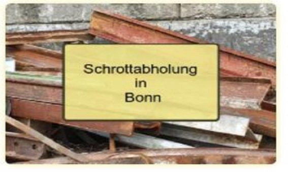 Kostenlose Schrottabholung in Bonn für Privatpersonen und Gewerbetreibende