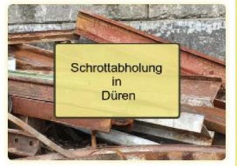 Wir arbeiten richtig, genau und professionell So funktioniert die kostenlose Schrottabholung in Düren