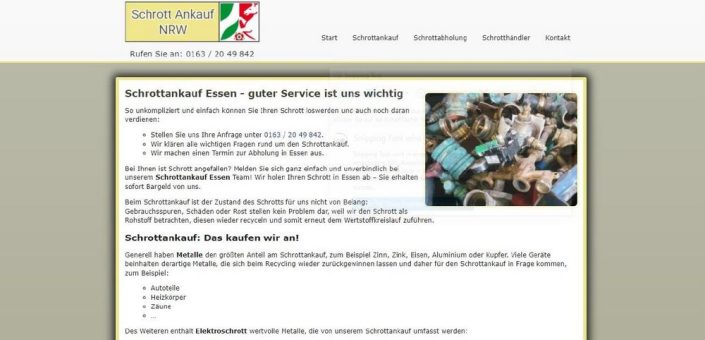 Schrottankauf in Essen – Machen Sie Ihr Schrott zu Geld