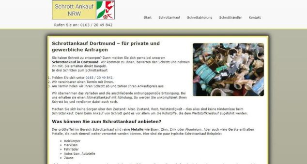 Altmetallankauf in Dortmund
