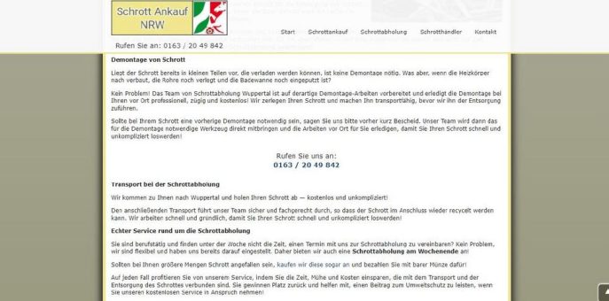 Sammle alle Altmetalle ein Wuppertal
