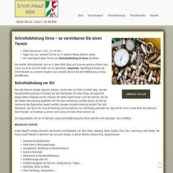 Schnelle kostenlose Schrottabholung Unna