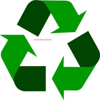 Schrottabholung in Dorsten , Im ersten Schritt wird der Schrott gesammelt und im zweiten Schritt an die Schrott-Recycling