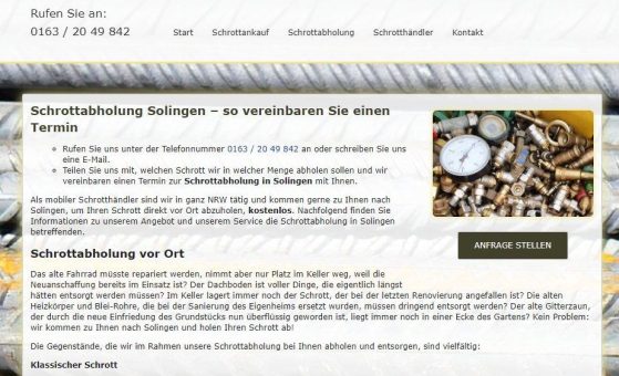 Schrottabholung Solingen : Fahrende Schrotthändler aus Solingen nehmen alles mit