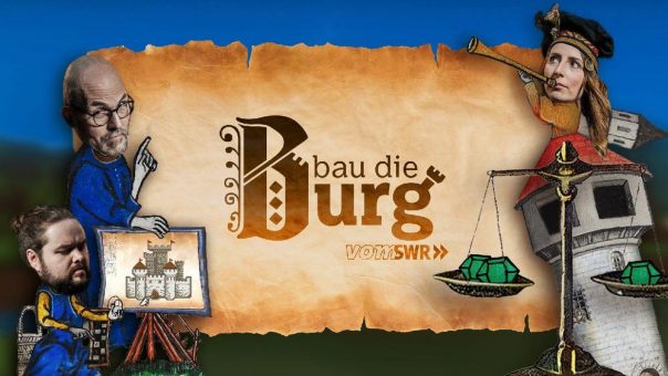 „Bau die Burg“: Achtteiliges Challenge-Format, das Gaming mit regionaler Geschichte verbindet / Ab 12. Februar 2024 im SWR Wissen Youtube-Kanal und ab 19. Februar 2024 auf ARD Twitch