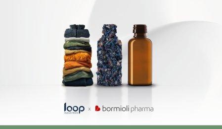 Loop Industries und Bormioli Pharma präsentieren auf der Pharmapack 2024 eine Verpackungsinnovation für die Pharmabranche: eine Flasche aus 100 % recyceltem Loop™-PET-Harz in Neuware-Qualität