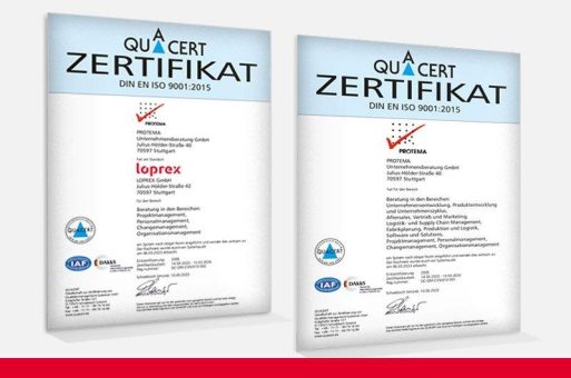 PROTEMA ist nach DIN EN ISO 9001:2015 rezertifiziert