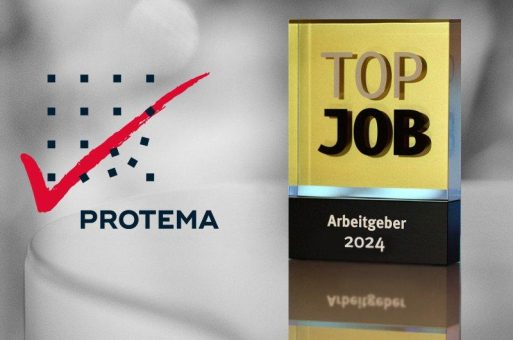 PROTEMA erhält Top Job Auszeichnung für herausragende Arbeitgeberqualitäten