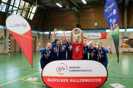 Badische Futsal-Meisterschaft: Frauen aus Mühlhausen jubeln
