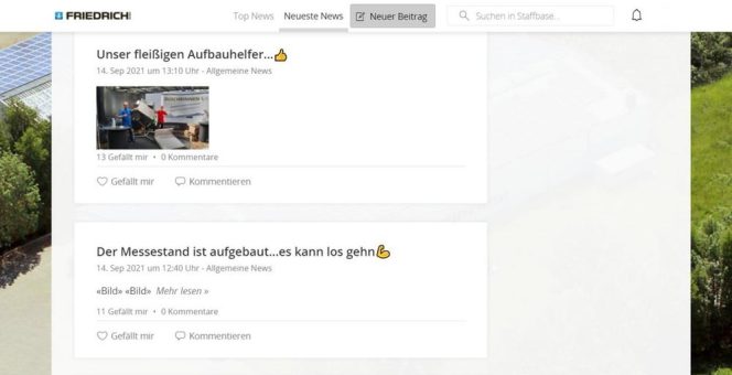 Das Wir zählt – Friedrich GmbH nutzte als eines der ersten Unternehmen die Mitarbeiter-App des deutschen „Einhorns“ Staffbase