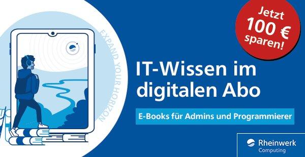 Rabattaktion auf das digitale Abo für Professional Computing vom Rheinwerk Verlag
