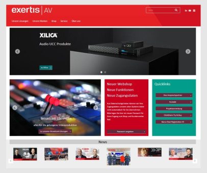 Schnell, intuitiv und responsiv – Exertis AV relauncht Website und Webshop