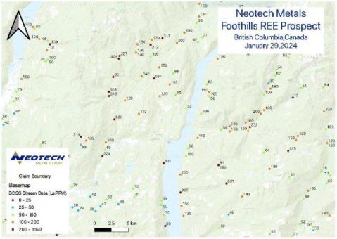 Neotech Metals steckt strategisches Seltenerdmetall-Prospektionsgebiet Foothills in Zentral-British Columbia ab