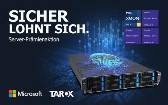 TAROX erleichtert die IT-Modernisierung: Bis zu 500 Euro pro Server beim Upgrade auf neue Server-Systeme bis Ende Juni 2024 sparen.