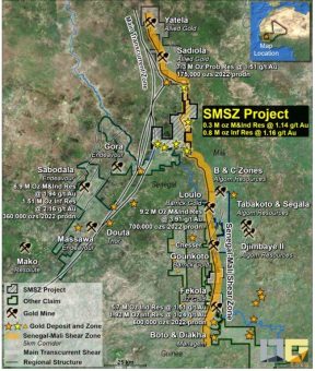 Desert Gold nimmt eine wirtschaftliche Erstbewertung der Oxidgoldressourcen der Lagerstätten Barani East und Gourbassi West auf dem Projekt SMSZ (Mali) auf