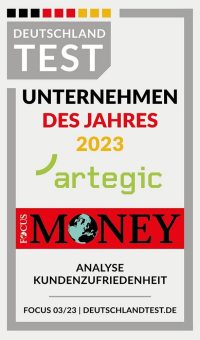 Deutschlandtest: artegic ist Unternehmen des Jahres 2023