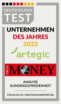 Deutschlandtest: artegic ist Unternehmen des Jahres 2023