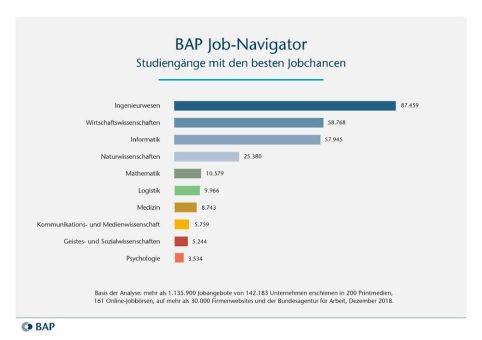 BAP Job-Navigator 01/2019: »Studienabschluss und Jobchancen«