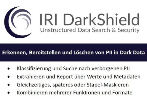 ❌ Sensible Daten schützen ❌  Gefährdete PII-Daten in un/semi/strukturierten Quellen wie Dark Data finden und schützen ❗