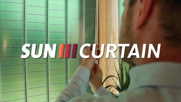 Ein innovatives, stromerzeugendes Verschattungssystem SunCurtain – Bereit für Kleinserienproduktion