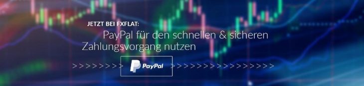 FXFlat bietet als erster deutscher Forex- und CFD-Broker Einzahlung über PayPal an