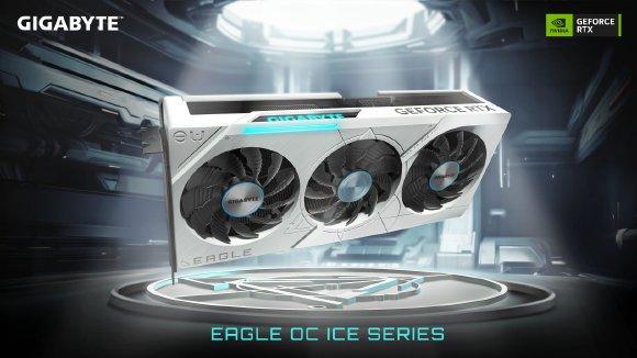 GIGABYTE präsentiert die Grafikkarten der GeForce RTX 40 EAGLE OC ICE Serie