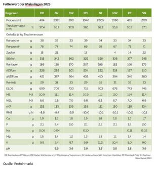 Analyseergebnisse der Maissilage-Ernte 2023: Grobfutterversorgung gesichert