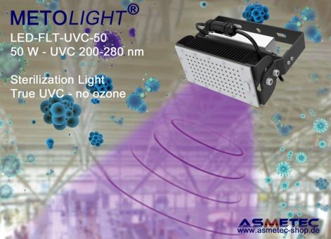 Desinfektion im Wellenbereich UVC 200-280nm- METOLIGHT FLT-UVC-Serie