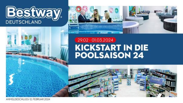 Bestway® öffnet die Türen zum Kickstart in die Poolsaison 2024