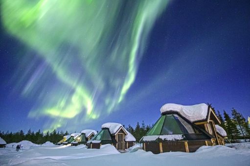 Northern Lights Villages: Schlafen mit Blick auf Nordlichter