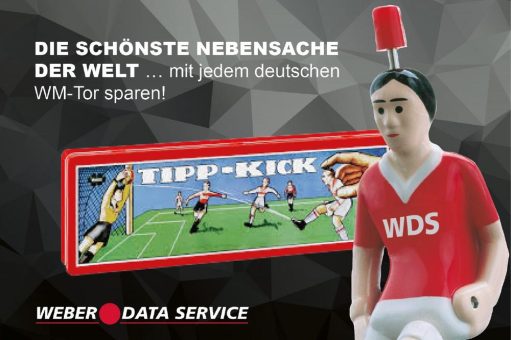 Die schönste Nebensache der Welt: Torjubel bei Weber Data Service – mit jedem deutschen WM-Tor sparen