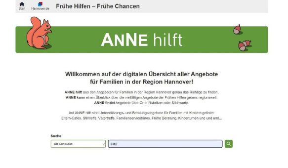 Jetzt online: die neue interaktive Website „ANNE hilft“
