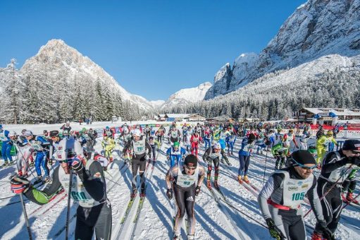 Atemlos: Auf zum 45. Volksskilanglauf Toblach-Cortina