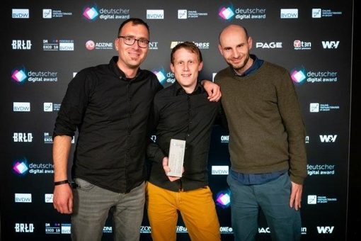Auszeichnung mit dem Deutschen Digital Award (Bronze) für digitale Suchtprävention