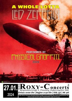 Physical Graffiti – „A Whole Lotta Led Zeppelin“ Tour 2024 l | Roxy Concerts, Flensburg