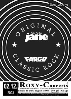Jane & Fargo | Roxy Concerts, Flensburg, live am 02.12.23