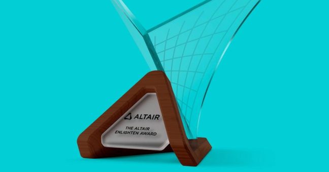 Bewerbungen für den Altair Enlighten Award 2024 können ab sofort eingereicht werden