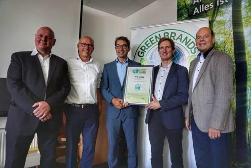TECNARO bei den Energiewendetagen Baden-Württemberg 2019 mit dem internationalen Umweltlabel GREEN BRAND GERMANY 2019/2020 ausgezeichnet