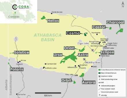 Cosa Resources erwirbt das Urangrundstück Cosmo, Athabasca Basin, Saskatchewan