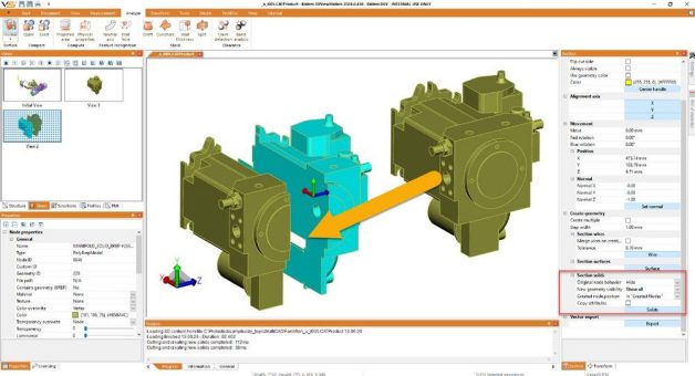 KISTERS 3DViewStation mit neuer Zerschneidefunktionen und erweitertem PMI-Support