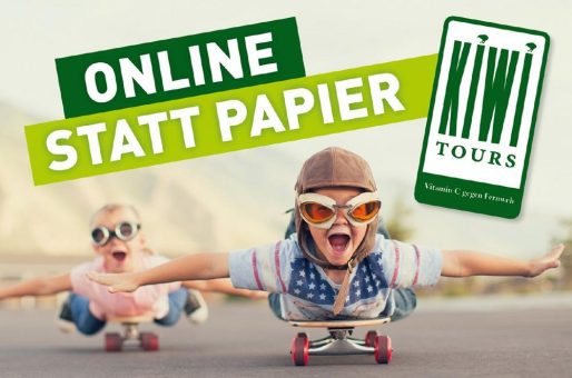 Nein zur Papierverschwendung: KIWI TOURS erstmals ohne Jahreskatalog