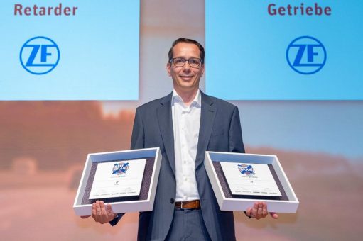 Getriebe und Retarder: ZF abermals zur „Besten Marke“ bei ETM Awards gekürt