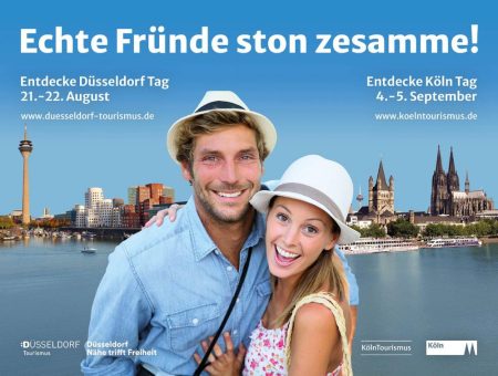 Echte Fründe: Düsseldorf und Köln werben gemeinsam für Tourismus
