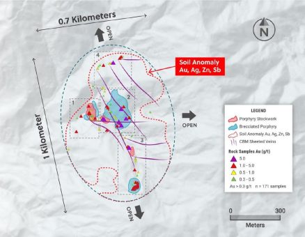 Collective Mining entdeckt hochgradiges Outcropping-Porphyr-System auf dem Zielgebiet Box und die Bohrungen starten im April